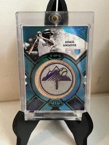 Perillas de murciélago Topps Tier One 2025 #T1BK-AA Colorado Rockies novato Adael Amador radiocontrol - Imagen 1 de 7