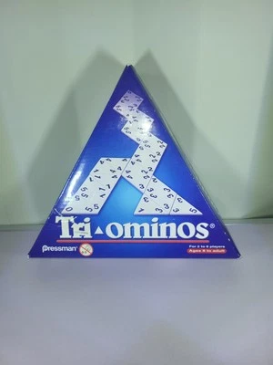 Tri-ominos Strategy Game Pressman Complete Instructions Dominoes -OB2 - Image 1 of 3