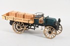 O52S39- Modell Auto Oldtimer Transportfahrzeug Steiff Giengen für Messe 1903