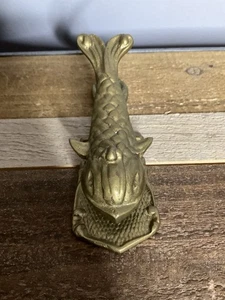 ARDALT DOLPHIN CORTADORA DE LATÓN ARTÍCULOS DE ARTE PECES KOI TAIWÁN 5” - Imagen 1 de 5
