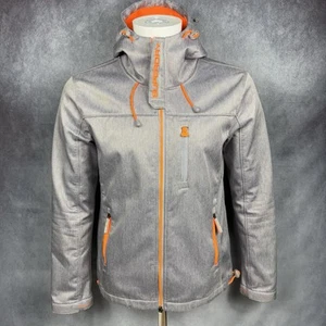 Superdry Windtrekker Jacket Men's Medium Silver Grey Water Repellent Hooded - Picture 1 of 13