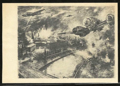 Germany  1940s MINT (FELDPOST) World War II, WWII  Postcard "Third Reich  V-Fine - Image 1 of 2