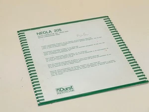 Negal de vidrio regular para portador negativo Durst nega 205 para 184 muy raro - Imagen 1 de 4