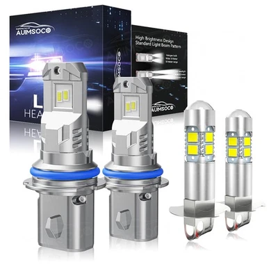 For Ford F-350 1994-1997 6500K LED Headlight High Low Beam Lamp & Fog Light Bulb - Image 1 of 4