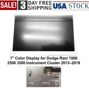 LCD Screen Display Panel 7" 2013-2019 For Dodge Ram 1500 2500 3500 P56045644AF - Foto 1 di 6