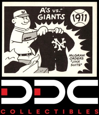 Laughlin World Series #8 1967 1911 A's vs Giants Promociones Foto 1 de 2