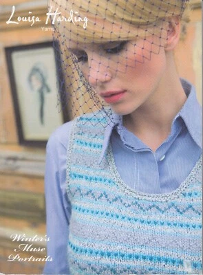 Louisa Harding RETRATOS DE MUSAS DE INVIERNO Libro de patrones de tejido 14 diseños para mujer Foto 1 de 4