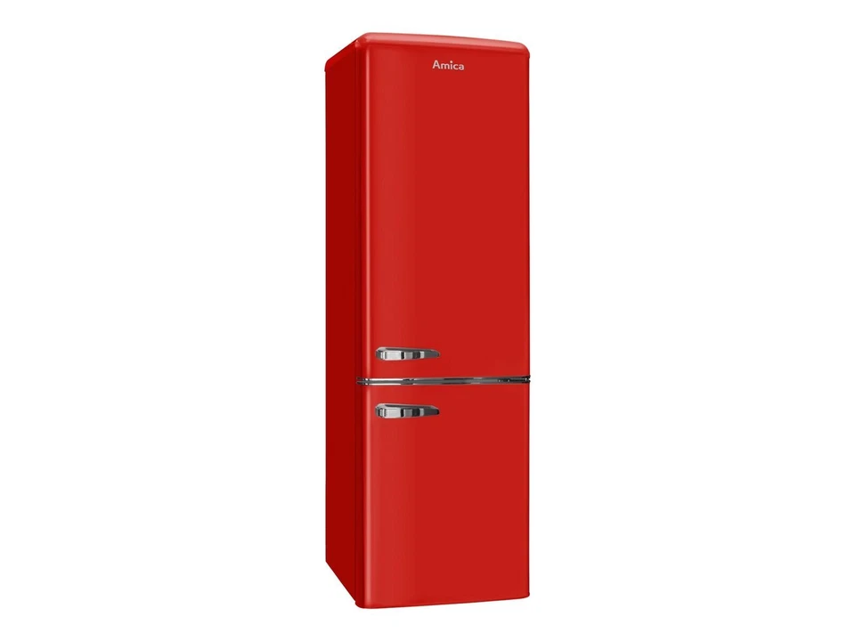 Amica KGCR 387 100 R 244L Kühl-Gefrierkombination - Rot