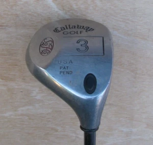 MENS CALLAWAY ORIGINAL S2H2 FAIRWAY 3 WOOD 15 LOFT FIRM FLEX PLAYS STIFF RH - Picture 1 of 7