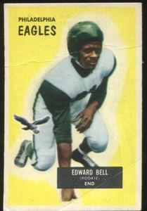 1955 Bowman #67 Edward Bell Philadelphia Eagles - Rookie Card - Picture 1 of 2