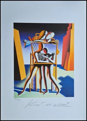 MARK KOSTABI * Untitled * 70 x 50 cm * lithograph * Kunstdruck * limited # 14/50 - Bild 1 von 4