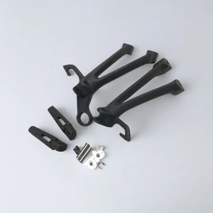 Fit For Suzuki GSXR600/750 2008-2010 K8 Rear Passenger Foot Pegs Bracket Black - Picture 1 of 15