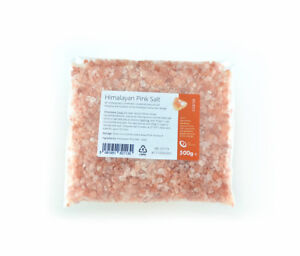 Himalayan Pink Salt 500g - Pure Naturally Organic Food Grade Coarse Salt - Dark