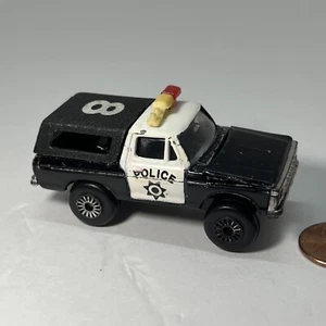 Zylmex Zee Toys Schrittmacher P369 Ford Bronco 4x4 Polizei SUV schwarz & weiß 1970 - Bild 1 von 7