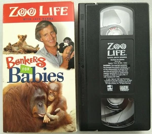 VHS Zoo Life With Jack Hanna - Bonkers for Babies (VHS, 1997) - Picture 1 of 9