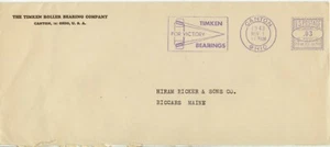 1943 Canton Ohio Timken Bearings - WWII slogan cancel - Picture 1 of 1