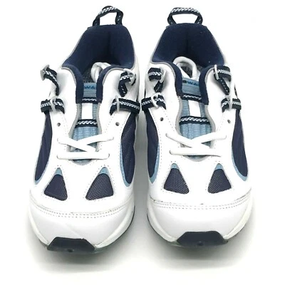 Rockport ProWalker Womens Size 6 White Blue Leather Sneakers Shoes DMX  - Image 1 of 4