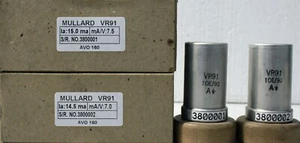 EF50/VR91/10E Mullard Metallrohr Militär Qualität AVO 160 Geprüfte Menge 1 Match Paar - Bild 1 von 6
