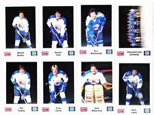 1982-83 Fredericton Express (AHL) Police Hocket set (26) ~ Cote' - Malarchuk 
