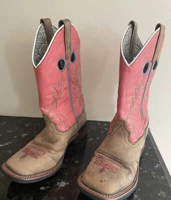 Botas de Vaquera Rosa Trébol Laredo 5608 - Botas Pull on - Para Mujer 6.5 M Foto 1 de 4