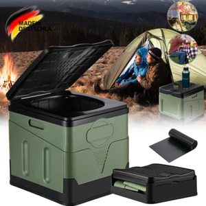 Campingtoilette Faltbar Mobile 20L, Trockentrenntoilette Klapptoilette Toilette - Bild 1 von 24