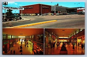Cartolina Il Centro Commerciale Halifax Nuova Scozia Canada Multiview People Mall - Foto 1 di 2