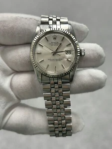 Rolex Datejust 1601 36mm Stainless Steel Silver Dial Jubilee Bracelet  Vintage - Picture 1 of 4