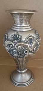 Antike alte Silber Sterling portugiesisch gemarkt Gefäß Vase 1 - Bild 1 von 12