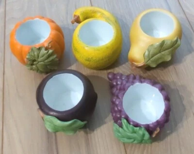 Candelabro PL Harvest Medley Calabaza Ciruela Uva Calabaza Nueva Caja Otoño Retiro Foto 1 de 4