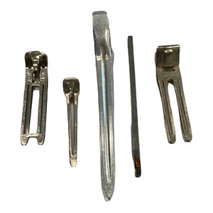 Vintage Assorted Hair Clips Lot Tip Top, Lady Ellen, Goody Silver USA Klippies - Picture 1 of 2