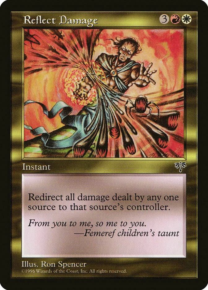 Reflect Damage X (4) MTG Mirage Excellent/Near Mint - R277 - 4RCards - Image 1 of 1