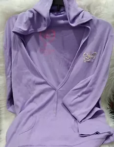 Sudaderas con capucha moradas ligeras de algodón Victoria's Secret talla L - Imagen 1 de 5