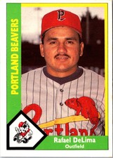 1990 CMC Rafael DeLima #574 Portland Beavers Baseball Card