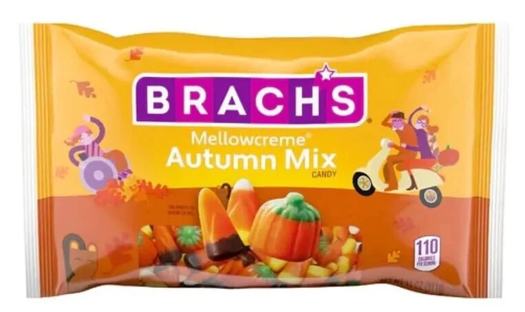 55oz 5 Bags Brach's Autumn Mix Mellowcreme Candy Corn Pumpkins Harvest Exp Feb21