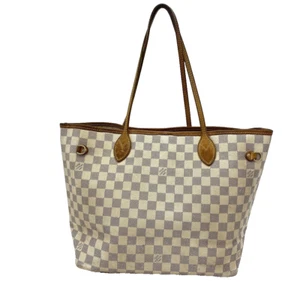 Louis Vuitton Damier Azur Neverfull MM Tote Bag N51107 #FG155-550 - Picture 1 of 21
