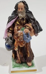 "Antike Ernst Bohne & Sohne deutsche Porzellanmönchsfigur 6" - Bild 1 von 8