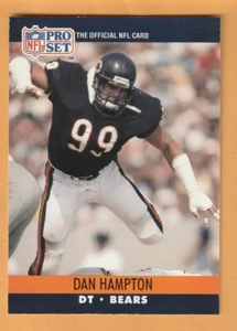 Dan Hampton Chicago Bears 1990 Pro Set #449 HOF Arkansas Razorbacks 12D - Foto 1 di 2