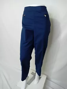 NUOVO PANTALONE ABITO ST. JOHN BLU TAGLIA 16 (MARINE) - Foto 1 di 18