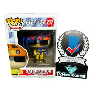 MARK MOTHERSBAUGH SIGNIERTE DEVO ZUFRIEDENHEIT #217 FUNKO POPFIGUR mit BECKETT COA - Bild 1 von 8