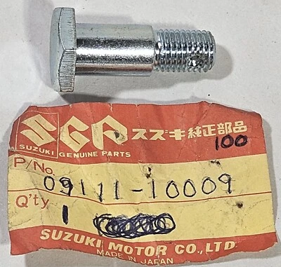 Nuevo de Lote Antiguo Perno de Freno Trasero Suzuki TM250 TM400 TS250 TS400 T250 09111-10009 Foto 1 de 3