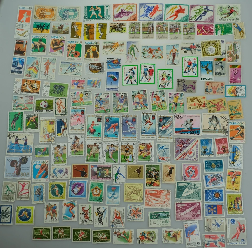 worldwide stamps collections lots album  Vintage Rare Classic Antique Genuine - Image 1 of 4