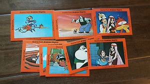 1972 BURGER CHEF FAMILY CLASSICS ARABIAN NIGHTS TRADING CARD SET OF ALL 8 CARDS - Picture 1 of 1