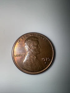 1979 D Lincoln Penny Filled D - Picture 1 of 4