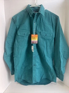 Camisa vintage para hombre Wrangler Brush Popper 15 1/2 - 33 nueva con etiquetas - Imagen 1 de 6