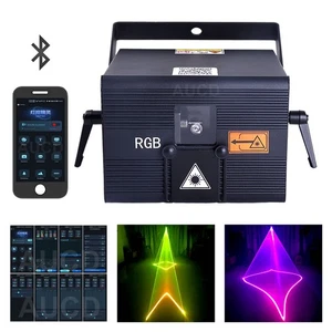 IOS & Android App 8W 30Kpps RGB iLDA DMX Animation Stage Projector Laser Lights - Picture 1 of 15