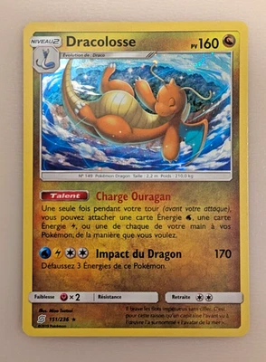 Carte Pokémon - Dracolosse - 151/236 - Harmonie des Esprits - Cosmos Holo - LP - Image 1 of 2
