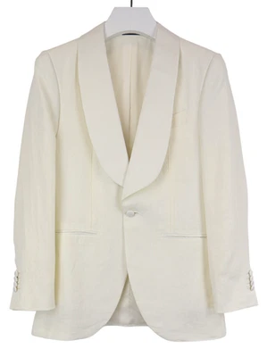 SUITSUPPLY La Spalla Blazer Men's UK 34 R Linen Shawl Lapel Tuxedo - Image 1 of 4