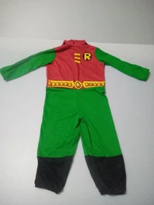 robin batman kids costume, halloween, polyester, dc comics, character, polyester - Picture 1 of 9