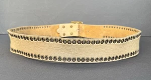 Original JOED Nyovee Collab Bone Büffelleder, silberne Ösen Nieten Gr. 36 - Bild 1 von 10