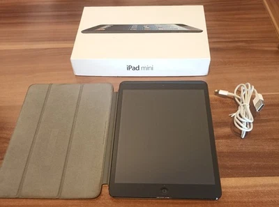 Apple iPad Mini 1. Generation WiFi + 4G Cellular 16GB Schwarz A1455 MD540FD/A - Bild 1 von 4